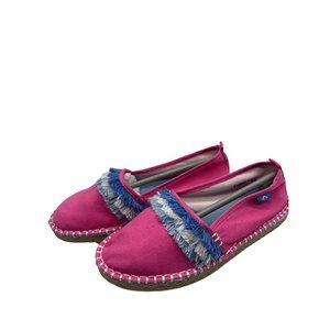 Vineyard Vines Espadrilles Fringe Girls size 13.5